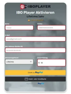 IBOPlayer aktivieren 