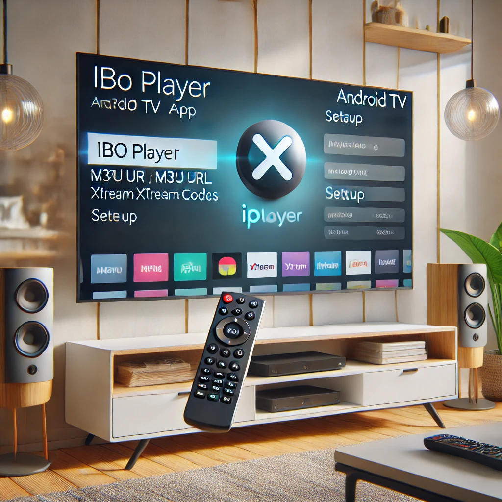 IBO Player Einrichtung auf Android TV mit M3U URL und Fernbedienung im Setup-Menü
